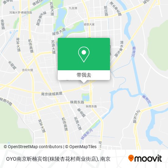OYO南京昕楠宾馆(秣陵杏花村商业街店)地图