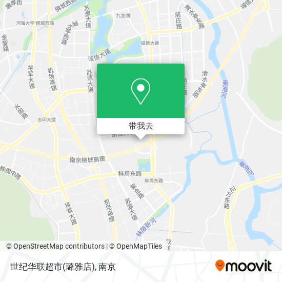 世纪华联超市(璐雅店)地图
