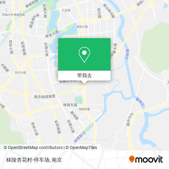 秣陵杏花村-停车场地图