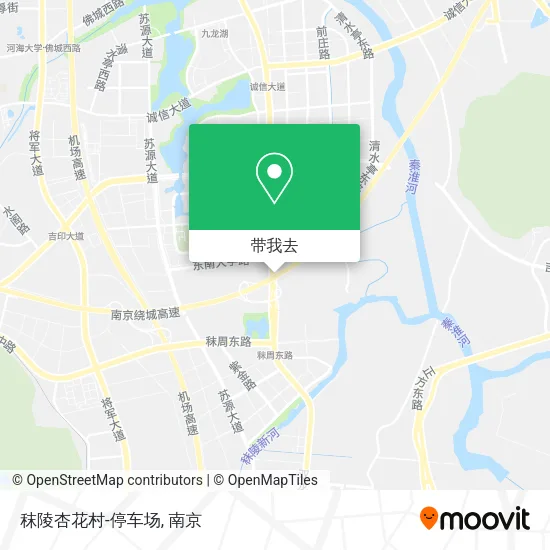 秣陵杏花村-停车场地图