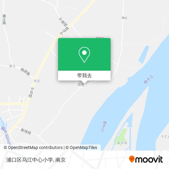 浦口区乌江中心小学地图