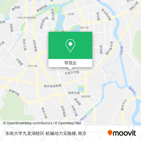 东南大学九龙湖校区-机械动力实验楼地图