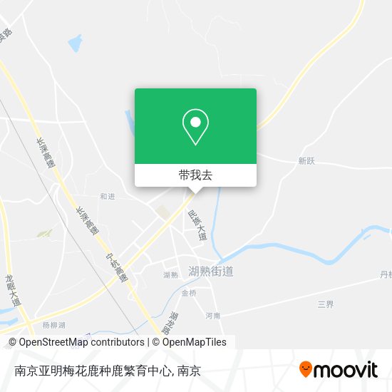 南京亚明梅花鹿种鹿繁育中心地图