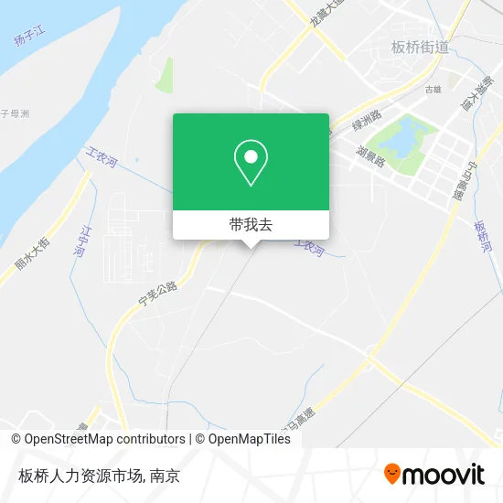 板桥人力资源市场地图