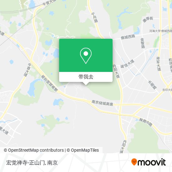 宏觉禅寺-正山门地图