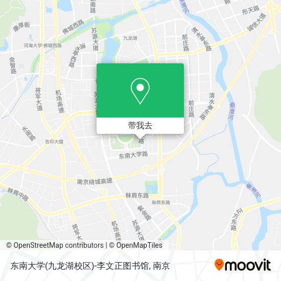 东南大学(九龙湖校区)-李文正图书馆地图