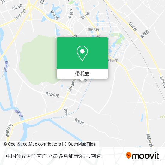 中国传媒大学南广学院-多功能音乐厅地图