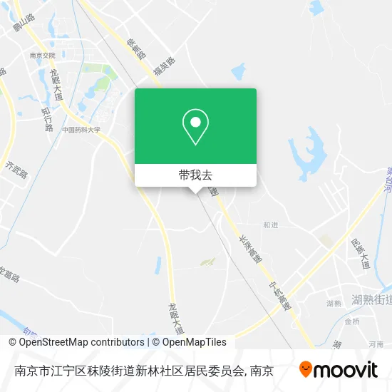 南京市江宁区秣陵街道新林社区居民委员会地图