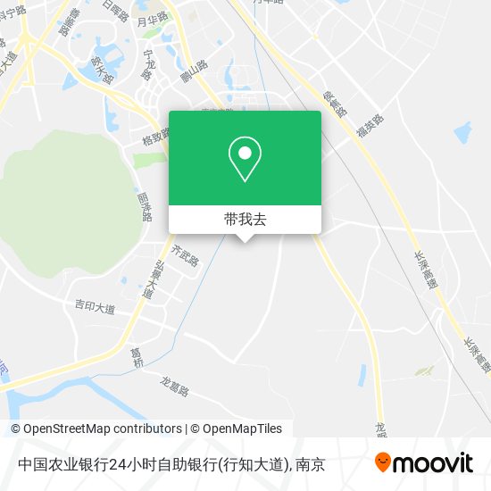 中国农业银行24小时自助银行(行知大道)地图