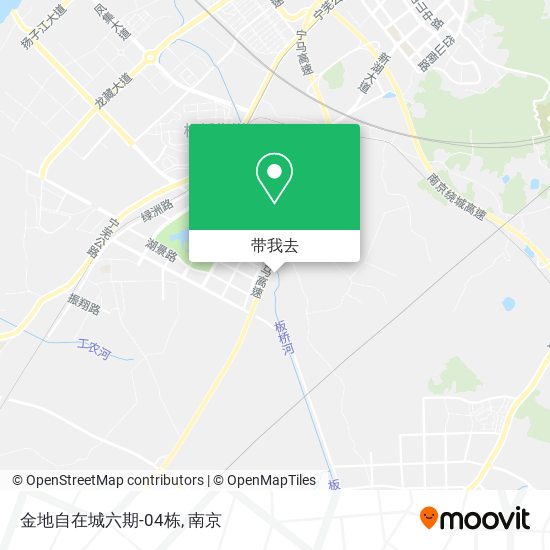 金地自在城六期-04栋地图