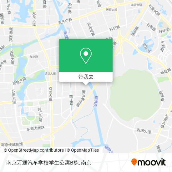 南京万通汽车学校学生公寓B栋地图
