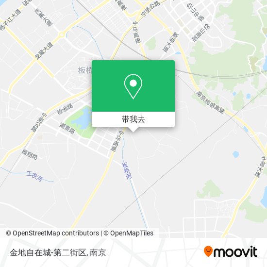 金地自在城-第二街区地图