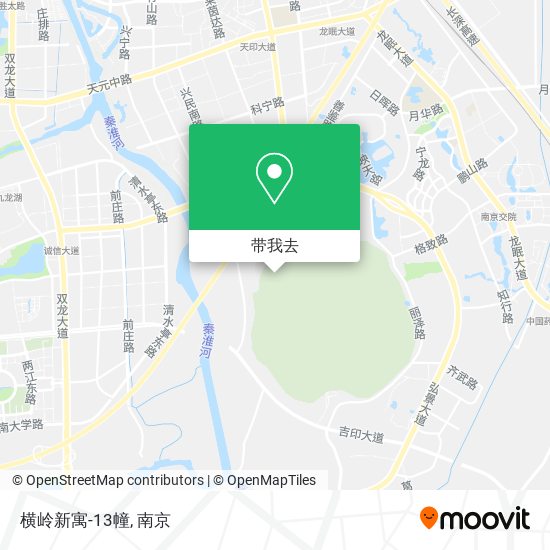 横岭新寓-13幢地图
