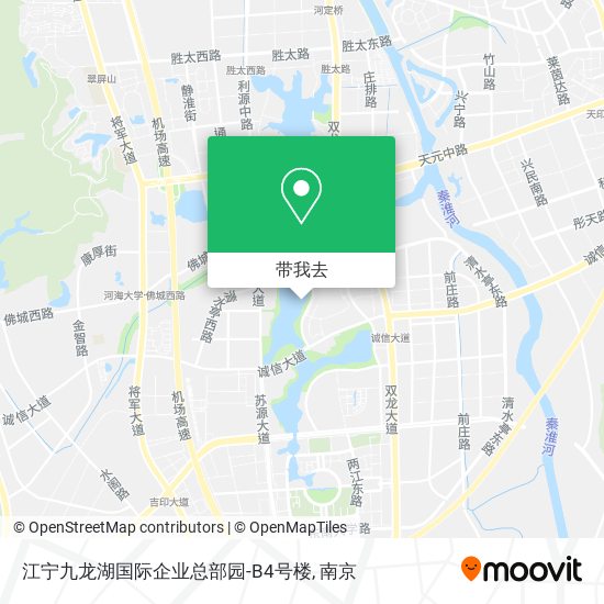 江宁九龙湖国际企业总部园-B4号楼地图