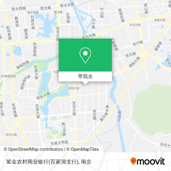 紫金农村商业银行(百家湖支行)地图