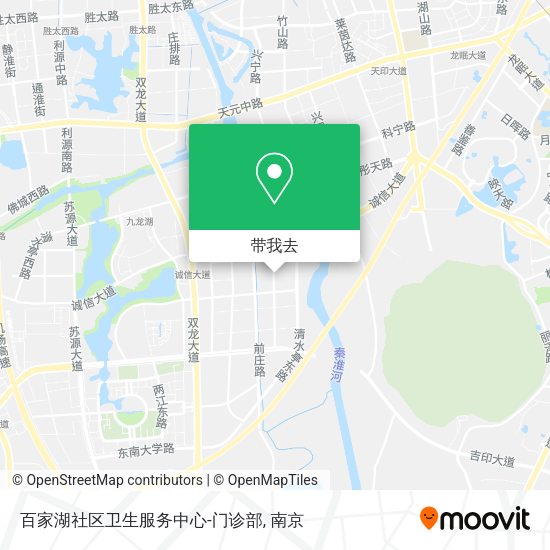 百家湖社区卫生服务中心-门诊部地图