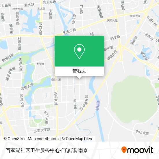 百家湖社区卫生服务中心-门诊部地图