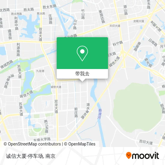 诚信大厦-停车场地图