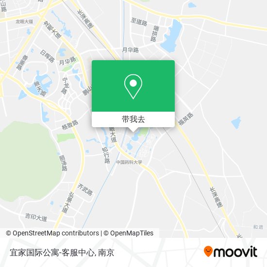 宜家国际公寓-客服中心地图