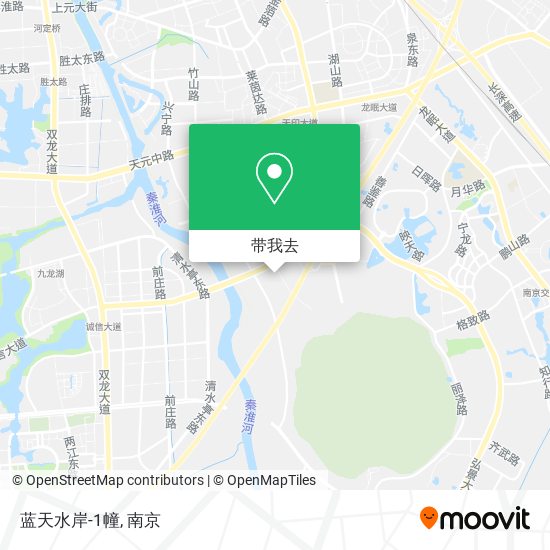 蓝天水岸-1幢地图
