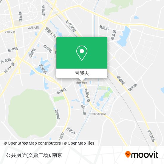 公共厕所(文鼎广场)地图