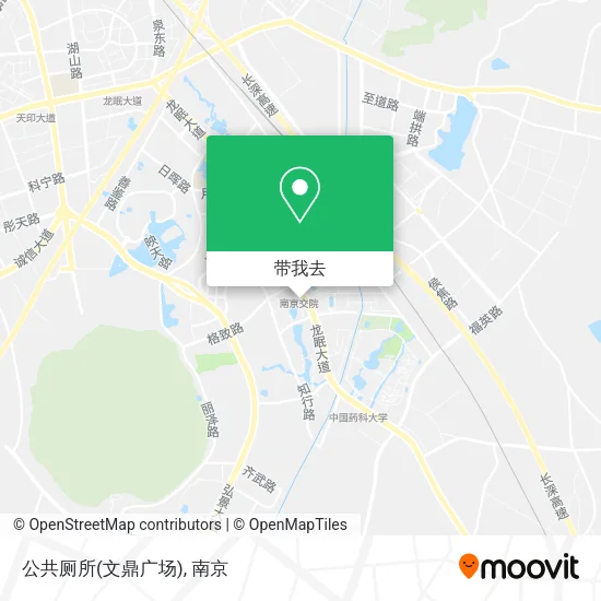 公共厕所(文鼎广场)地图