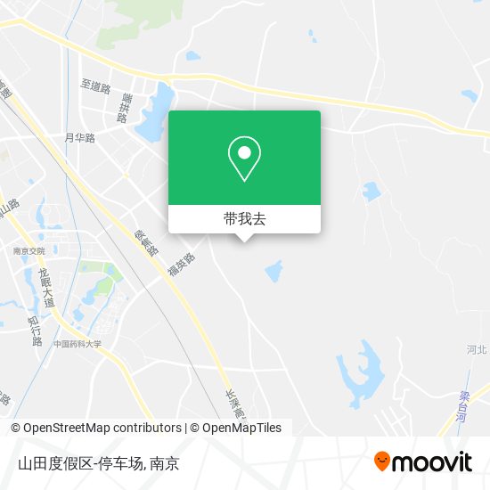 山田度假区-停车场地图