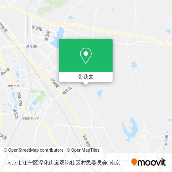 南京市江宁区淳化街道双岗社区村民委员会地图