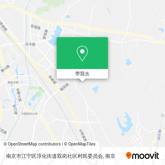 南京市江宁区淳化街道双岗社区村民委员会地图