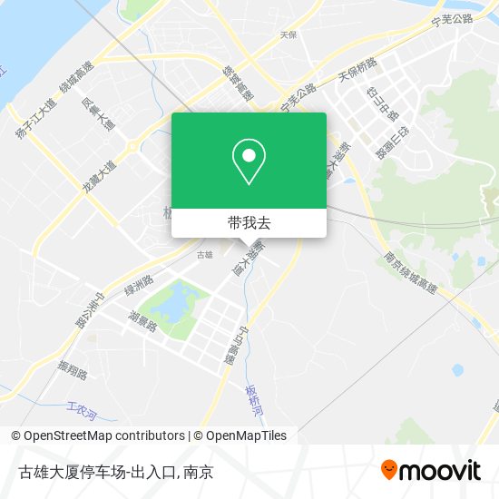 古雄大厦停车场-出入口地图