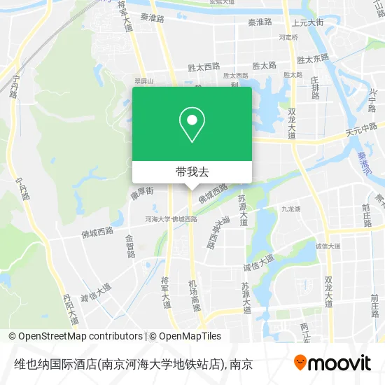 维也纳国际酒店(南京河海大学地铁站店)地图