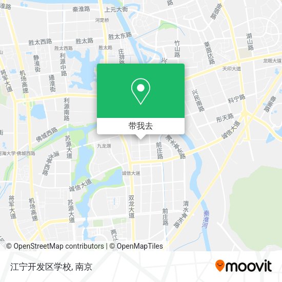 江宁开发区学校地图