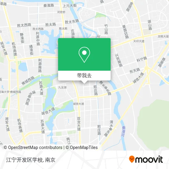 江宁开发区学校地图