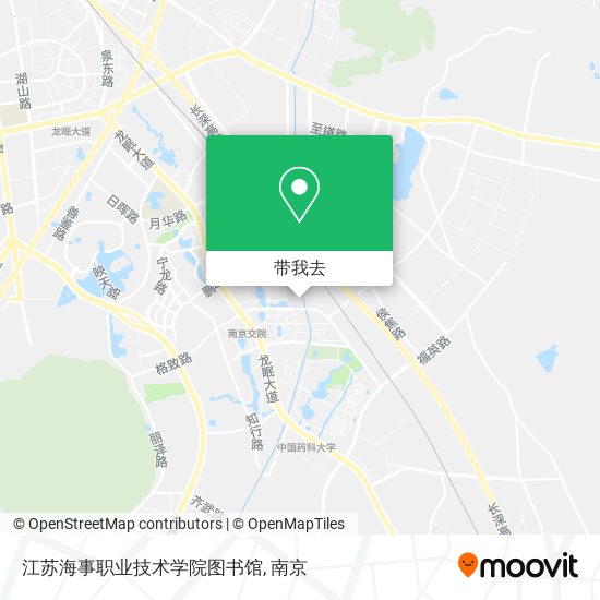 江苏海事职业技术学院图书馆地图