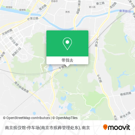 南京殡仪馆-停车场(南京市殡葬管理处东)地图