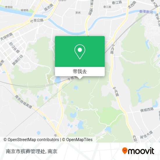 南京市殡葬管理处地图