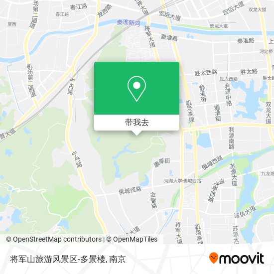 将军山旅游风景区-多景楼地图