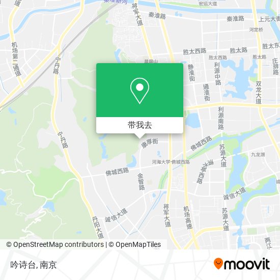 吟诗台地图