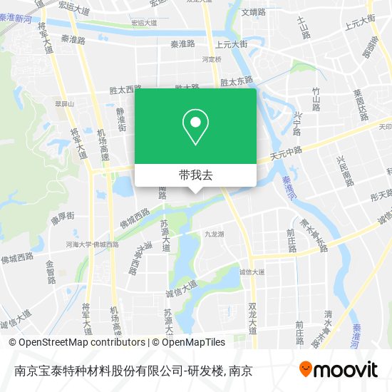 南京宝泰特种材料股份有限公司-研发楼地图