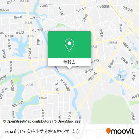南京市江宁实验小学分校潭桥小学地图
