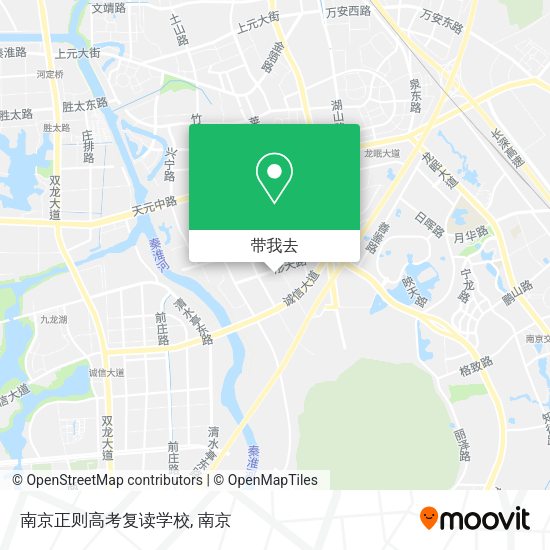 南京正则高考复读学校地图