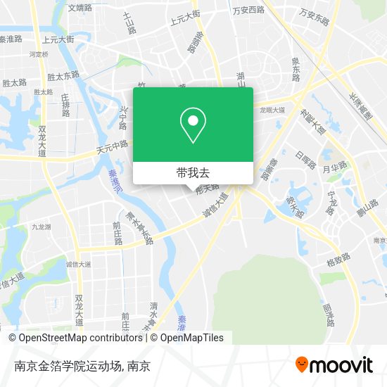 南京金箔学院运动场地图