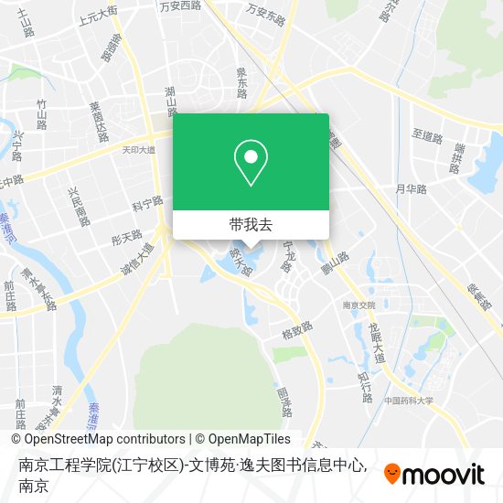 南京工程学院(江宁校区)-文博苑·逸夫图书信息中心地图