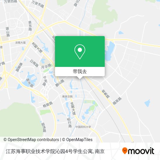 江苏海事职业技术学院沁园4号学生公寓地图