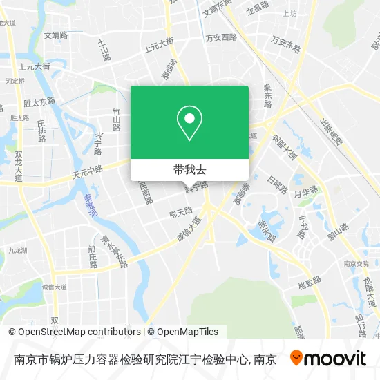 南京市锅炉压力容器检验研究院江宁检验中心地图