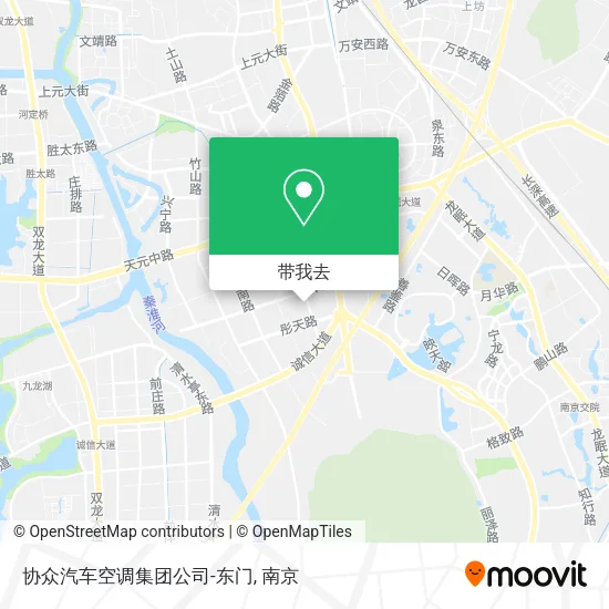 协众汽车空调集团公司-东门地图