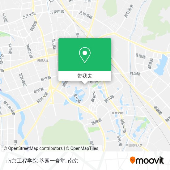南京工程学院-萃园一食堂地图