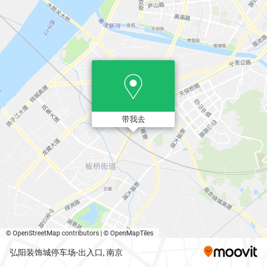 弘阳装饰城停车场-出入口地图