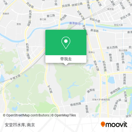 安堂凹水库地图