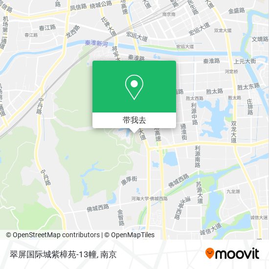 翠屏国际城紫樟苑-13幢地图